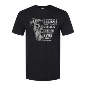 Soul Pitbull I Love Pitbull Dog Lover Softstyle CVC T-Shirt