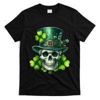 Saint Patrick Irish Sugar Skull Day Of Dead St Patricks Day T-Shirt