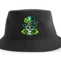 Saint Patrick Irish Sugar Skull Day Of Dead St Patricks Day Sustainable Bucket Hat