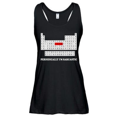Sarcasm Periodically I'm Sarcastic Ladies Essential Flowy Tank