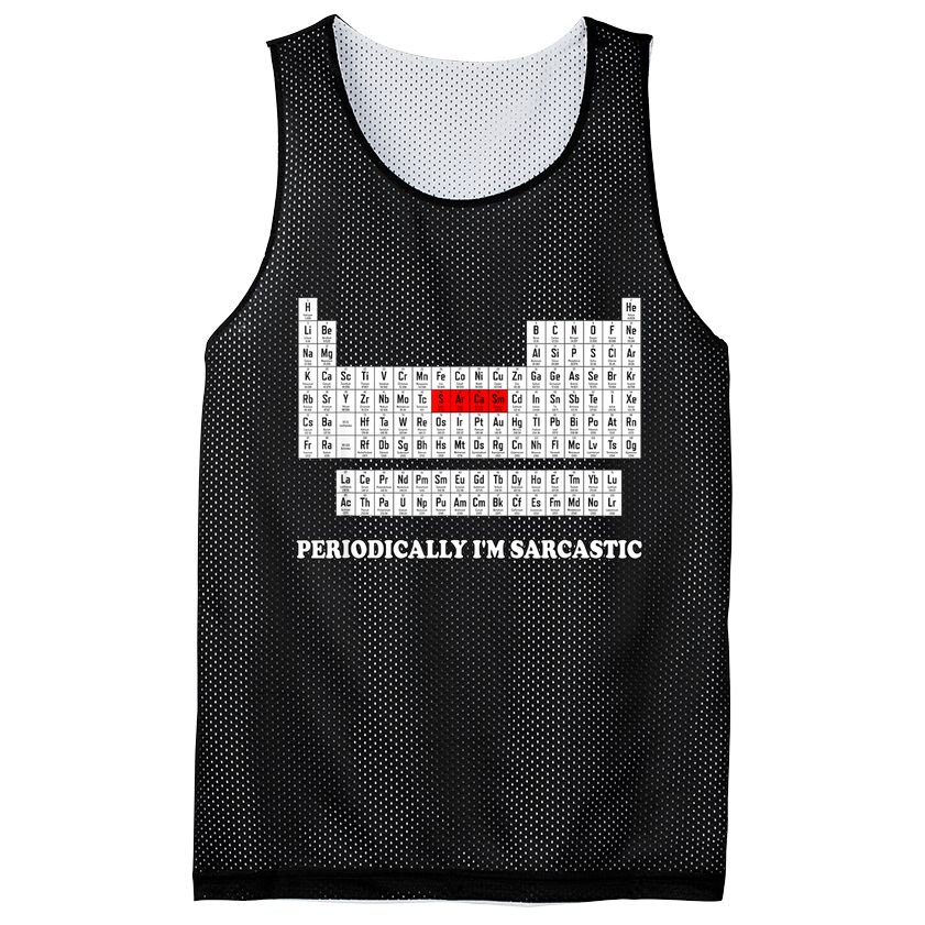 Sarcasm Periodically I'm Sarcastic Mesh Reversible Basketball Jersey Tank
