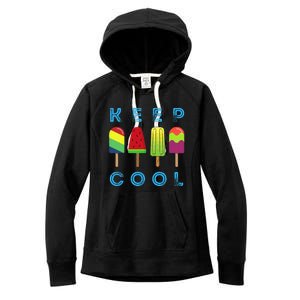 Summer Popsicle Ice Popsicle Lolly Cool Women's Fleece Hoodie