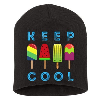 Summer Popsicle Ice Popsicle Lolly Cool Short Acrylic Beanie