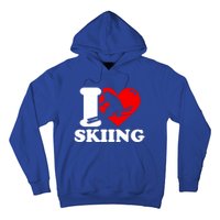 Ski Presents I Love Skiing T Funny Ski Lover Gift Hoodie