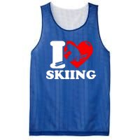 Ski Presents I Love Skiing T Funny Ski Lover Gift Mesh Reversible Basketball Jersey Tank