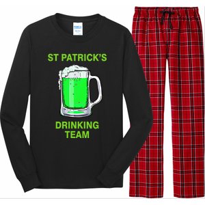 St Patricks Ing Team Patricks Day Irish Team Beer Lover Gift Long Sleeve Pajama Set