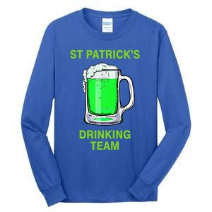 St Patricks Ing Team Patricks Day Irish Team Beer Lover Gift Tall Long Sleeve T-Shirt