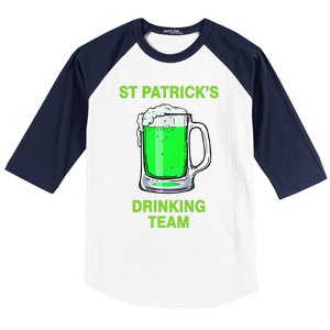 St Patricks Ing Team Patricks Day Irish Team Beer Lover Gift Baseball Sleeve Shirt