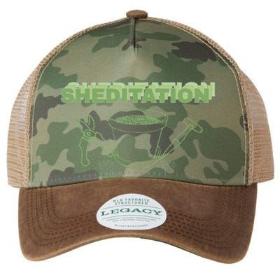 Sheditation (Peace In Your Workshop Shed) Gardeners Edit Legacy Tie Dye Trucker Hat