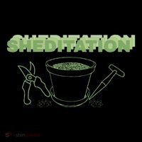 Sheditation (Peace In Your Workshop Shed) Gardeners Edit Hooded Wearable Blanket