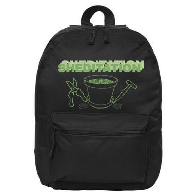 Sheditation (Peace In Your Workshop Shed) Gardeners Edit 16 in Basic Backpack