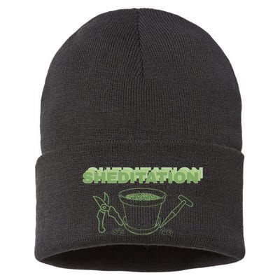 Sheditation (Peace In Your Workshop Shed) Gardeners Edit Sustainable Knit Beanie