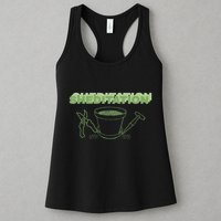 Sheditation (Peace In Your Workshop Shed) Gardeners Edit Womens Tank Top