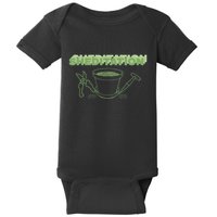 Sheditation (Peace In Your Workshop Shed) Gardeners Edit Baby Bodysuit