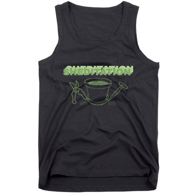 Sheditation (Peace In Your Workshop Shed) Gardeners Edit Tank Top