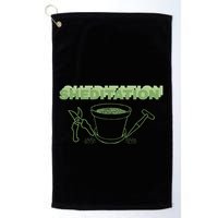 Sheditation (Peace In Your Workshop Shed) Gardeners Edit Golf Towel