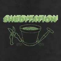 Sheditation (Peace In Your Workshop Shed) Gardeners Edit Golf Towel