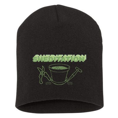 Sheditation (Peace In Your Workshop Shed) Gardeners Edit Short Acrylic Beanie