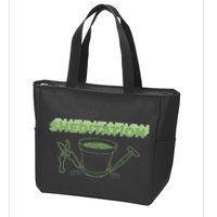 Sheditation (Peace In Your Workshop Shed) Gardeners Edit Zip Tote Bag