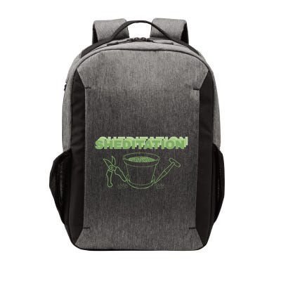 Sheditation (Peace In Your Workshop Shed) Gardeners Edit Vector Backpack