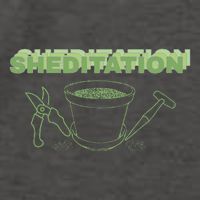 Sheditation (Peace In Your Workshop Shed) Gardeners Edit Vector Backpack