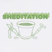 Sheditation (Peace In Your Workshop Shed) Gardeners Edit Garment-Dyed Sweatshirt