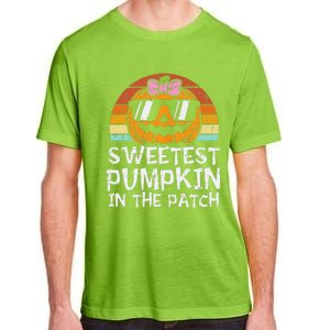 Sweetest Pumpkin In The Patch Funny Halloween Adult ChromaSoft Performance T-Shirt