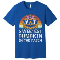 Sweetest Pumpkin In The Patch Funny Halloween Premium T-Shirt