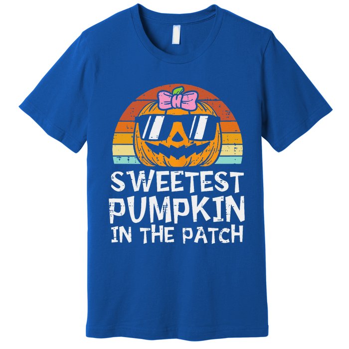 Sweetest Pumpkin In The Patch Funny Halloween Premium T-Shirt