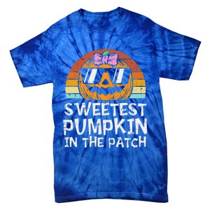 Sweetest Pumpkin In The Patch Funny Halloween Tie-Dye T-Shirt