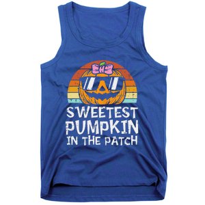 Sweetest Pumpkin In The Patch Funny Halloween Tank Top