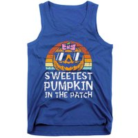 Sweetest Pumpkin In The Patch Funny Halloween Tank Top