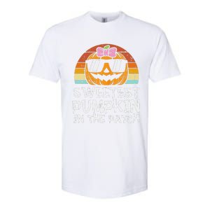 Sweetest Pumpkin In The Patch Funny Halloween Softstyle CVC T-Shirt