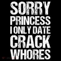 Sorry Princess I Only Date CrackWhores Stripe Pom Pom Beanie