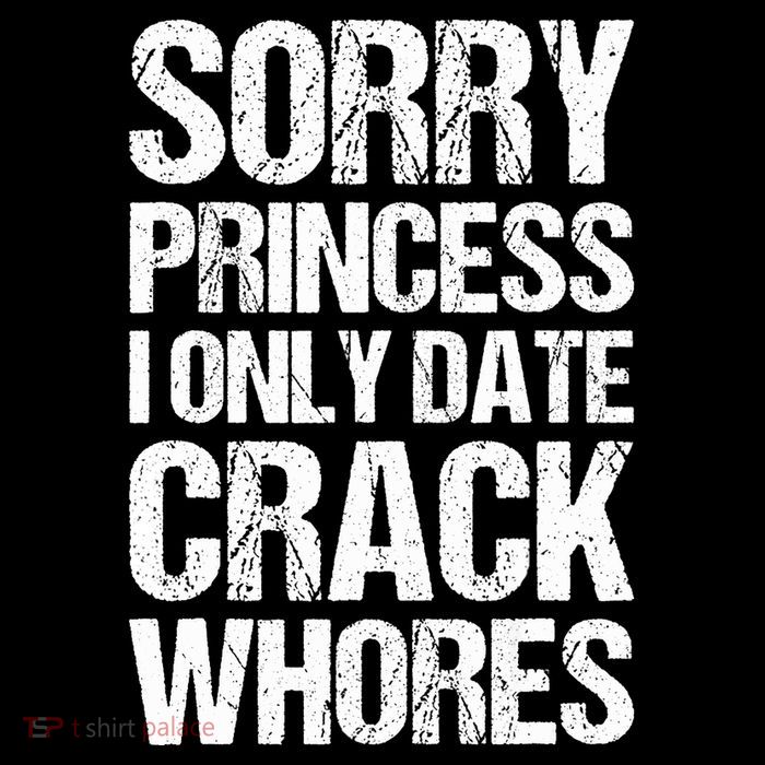 Sorry Princess I Only Date CrackWhores Stripe Pom Pom Beanie