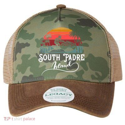 South Padre Island Jet Ski Lover Great Gift Legacy Tie Dye Trucker Hat