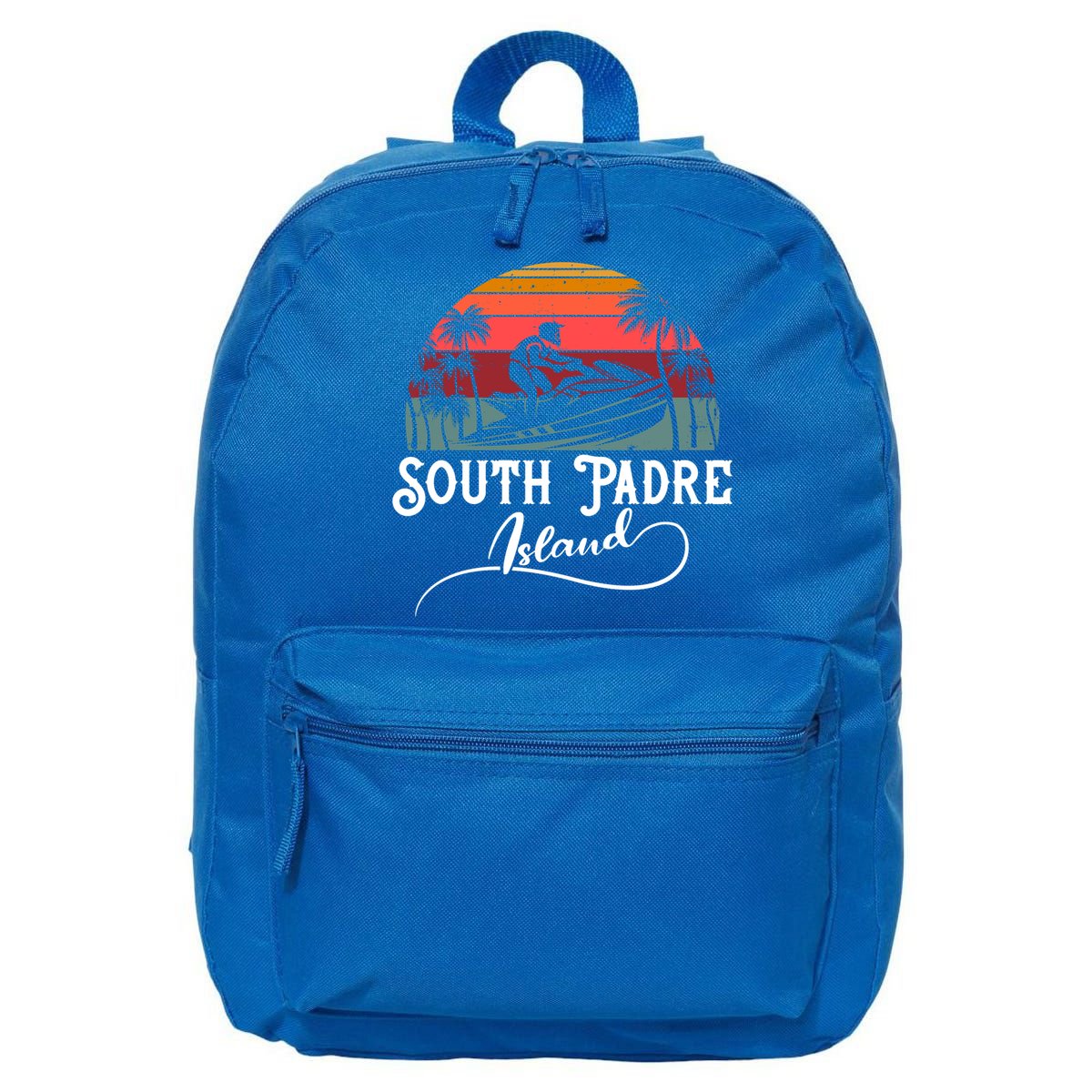 South Padre Island Jet Ski Lover Great Gift 16 in Basic Backpack