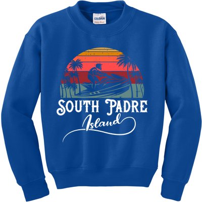 South Padre Island Jet Ski Lover Great Gift Kids Sweatshirt