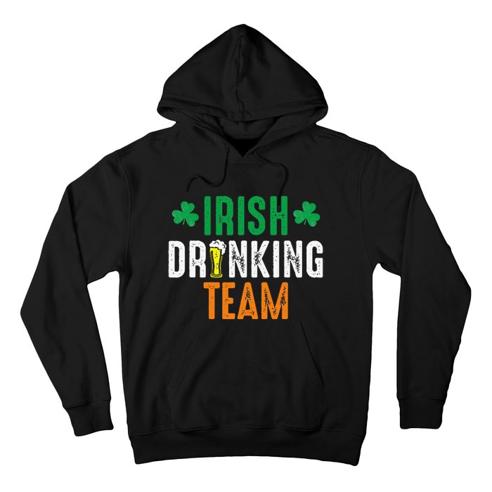 St Patrick's Irish Beer Drinking Team Ireland Flag Clover Hoodie