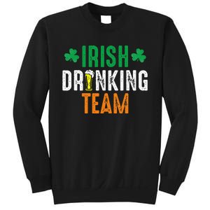 St Patrick's Irish Beer Drinking Team Ireland Flag Clover Sweatshirt