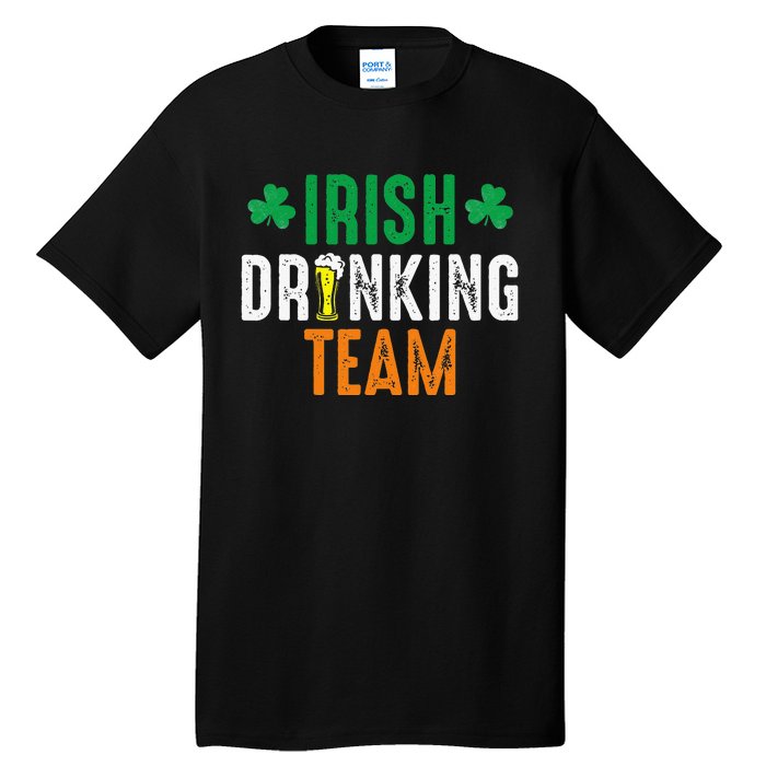 St Patrick's Irish Beer Drinking Team Ireland Flag Clover Tall T-Shirt