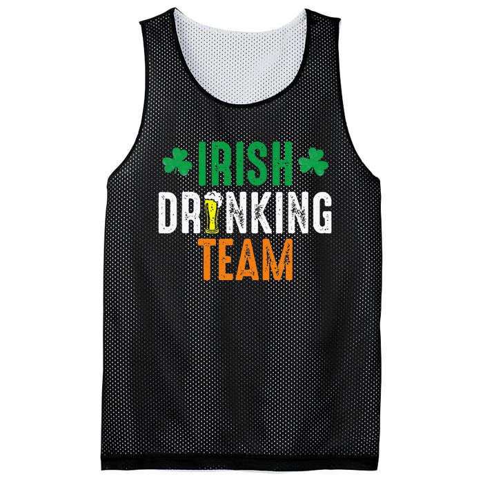 St Patrick's Irish Beer Drinking Team Ireland Flag Clover Mesh Reversible Basketball Jersey Tank