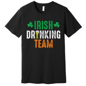 St Patrick's Irish Beer Drinking Team Ireland Flag Clover Premium T-Shirt