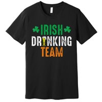 St Patrick's Irish Beer Drinking Team Ireland Flag Clover Premium T-Shirt