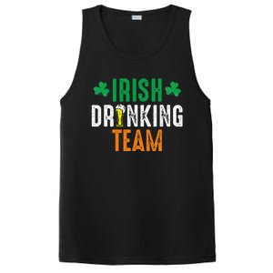 St Patrick's Irish Beer Drinking Team Ireland Flag Clover PosiCharge Competitor Tank