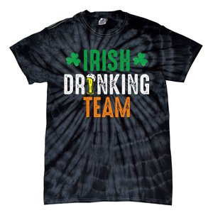 St Patrick's Irish Beer Drinking Team Ireland Flag Clover Tie-Dye T-Shirt