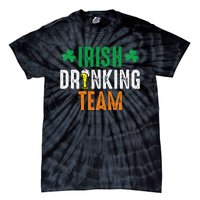 St Patrick's Irish Beer Drinking Team Ireland Flag Clover Tie-Dye T-Shirt