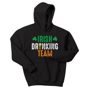 St Patrick's Irish Beer Drinking Team Ireland Flag Clover Kids Hoodie