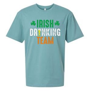 St Patrick's Irish Beer Drinking Team Ireland Flag Clover Sueded Cloud Jersey T-Shirt