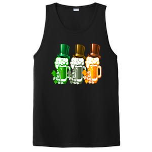 St Patrick's Irish Beer Ing Team Ireland Flag Clover Gift PosiCharge Competitor Tank